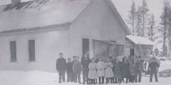 Image of first school built in 1906